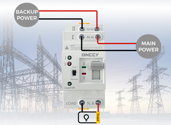 Как установить автоматический переключатель питания (ATS) Dual Power на DIN‑рейку